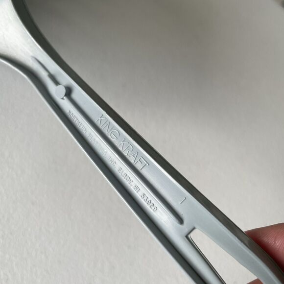 Vintage King Kraft Nylon Slatted Spatula Turner Cooking Spoons Blue Lot of 3 USA - Picture 9 of 11